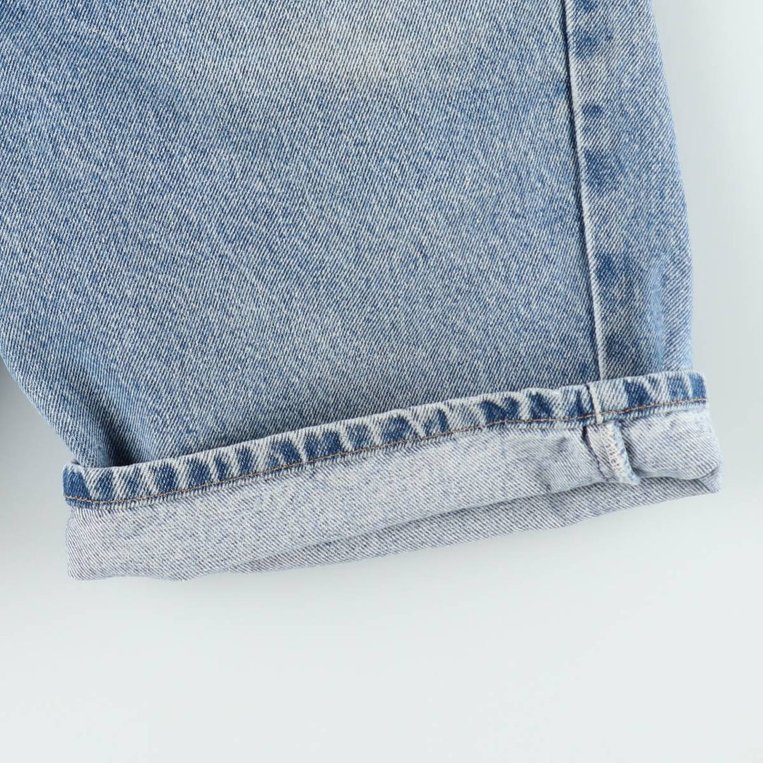 2000'S Levi's 505 Regular Fit Denim Shorts (Men's size W33 equivalent) cotton blue type Vintage Second Hand