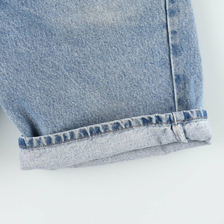 2000'S Levi's 505 Regular Fit Denim Shorts (Men's size W33 equivalent) cotton blue type Vintage Second Hand