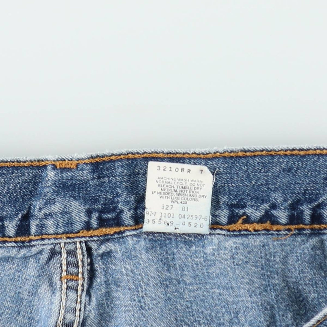 2000'S Levi's 569 Large Straight Fit Denim Shorts (Men's W34 equivalent) cotton blue type Vintage Second Hand