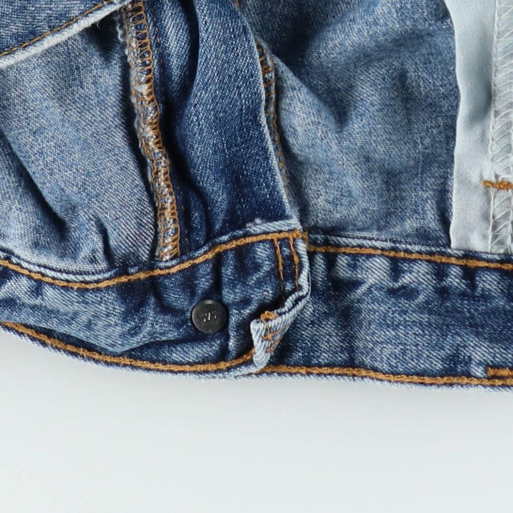 2000'S Levi's 569 Large Straight Fit Denim Shorts (Men's W34 equivalent) cotton blue type Vintage Second Hand