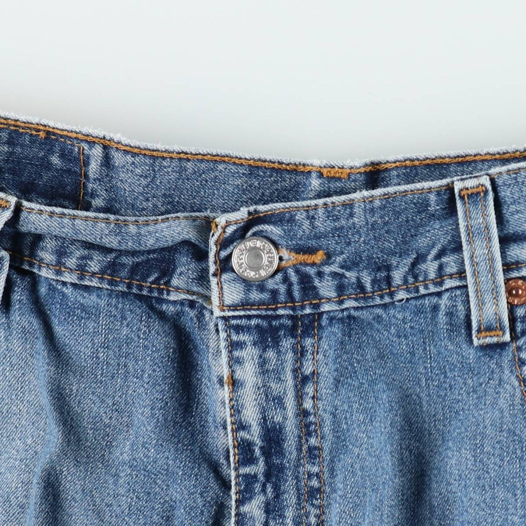 2000'S Levi's 569 Large Straight Fit Denim Shorts (Men's W34 equivalent) cotton blue type Vintage Second Hand