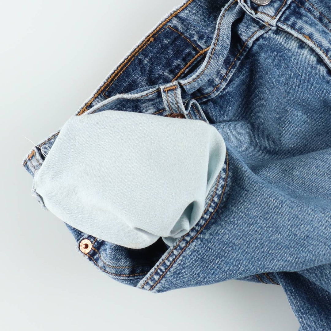 2000'S Levi's 569 Large Straight Fit Denim Shorts (Men's W34 equivalent) cotton blue type Vintage Second Hand
