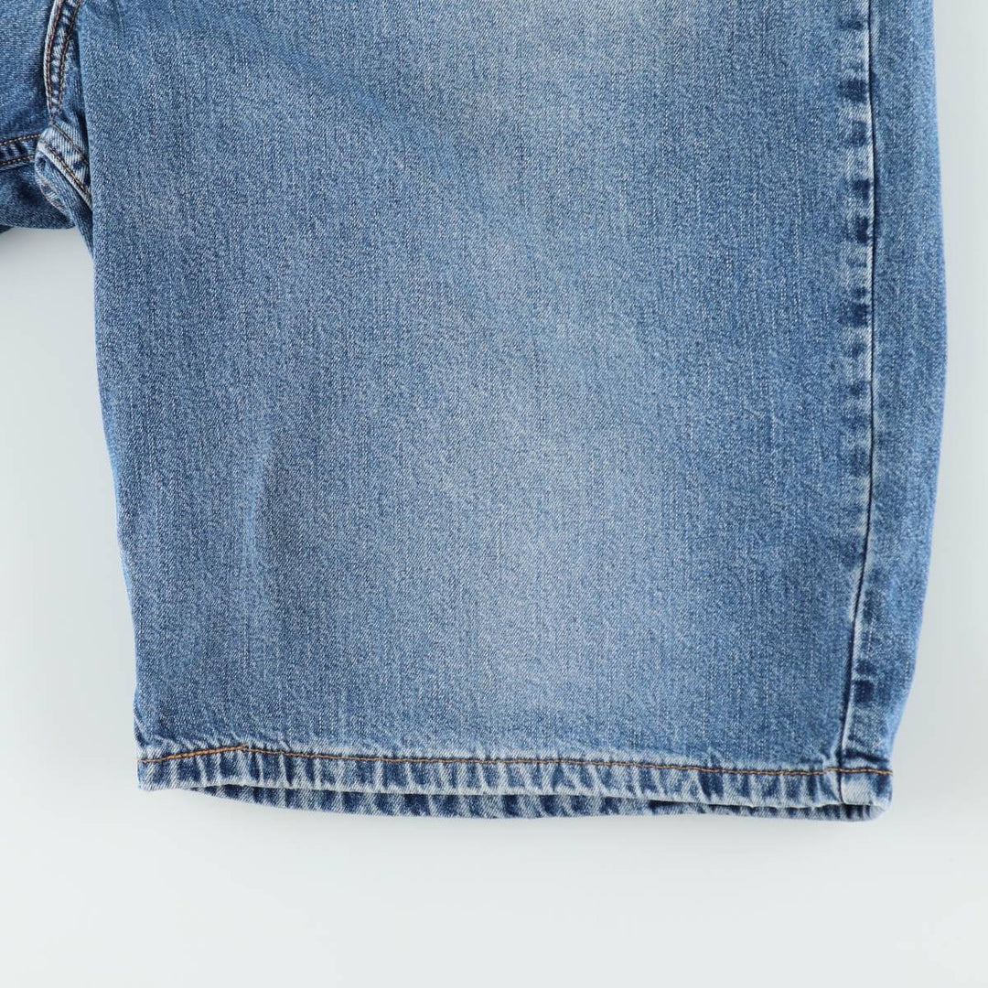 2000'S Levi's 569 Large Straight Fit Denim Shorts (Men's W34 equivalent) cotton blue type Vintage Second Hand