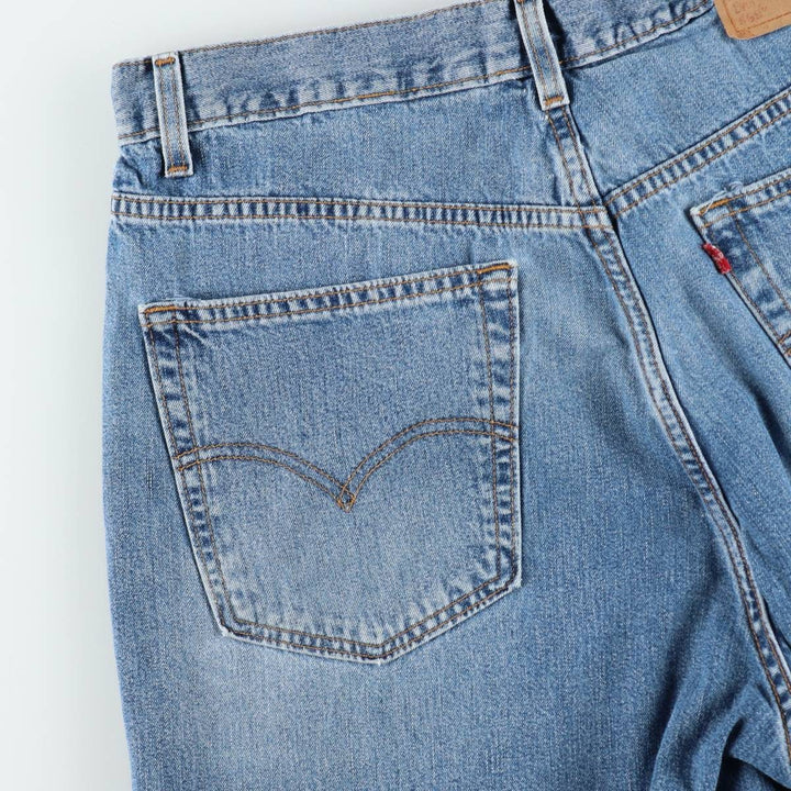 2000'S Levi's 569 Large Straight Fit Denim Shorts (Men's W34 equivalent) cotton blue type Vintage Second Hand