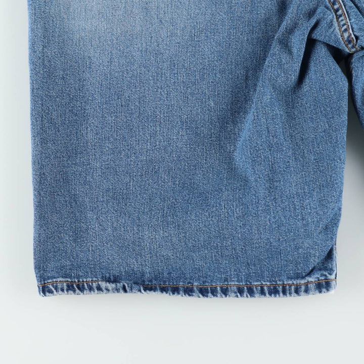 2000'S Levi's 569 Large Straight Fit Denim Shorts (Men's W34 equivalent) cotton blue type Vintage Second Hand