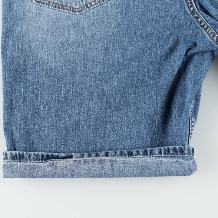 2000'S Levi's 569 Large Straight Fit Denim Shorts (Men's W34 equivalent) cotton blue type Vintage Second Hand