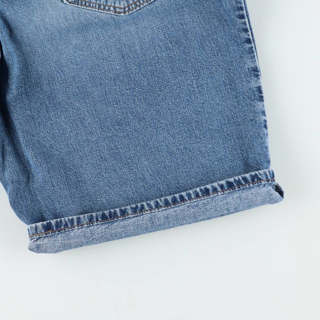2000'S Levi's 569 Large Straight Fit Denim Shorts (Men's W34 equivalent) cotton blue type Vintage Second Hand