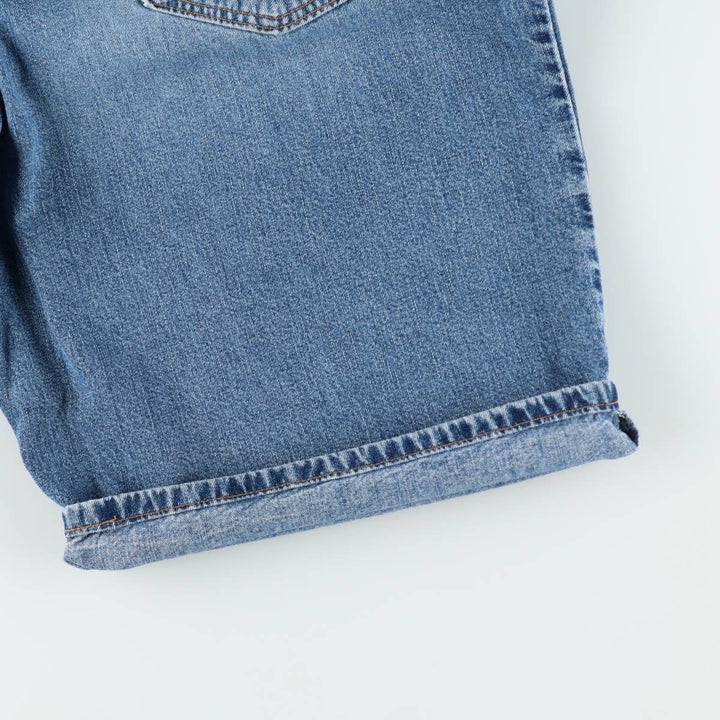2000'S Levi's 569 Large Straight Fit Denim Shorts (Men's W34 equivalent) cotton blue type Vintage Second Hand
