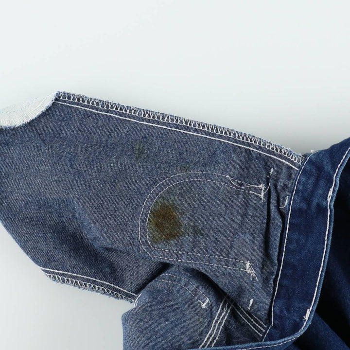 Dickies denim painter shorts, men's size W35 (approx.), vintage. cotton blue type Vintage Second Hand