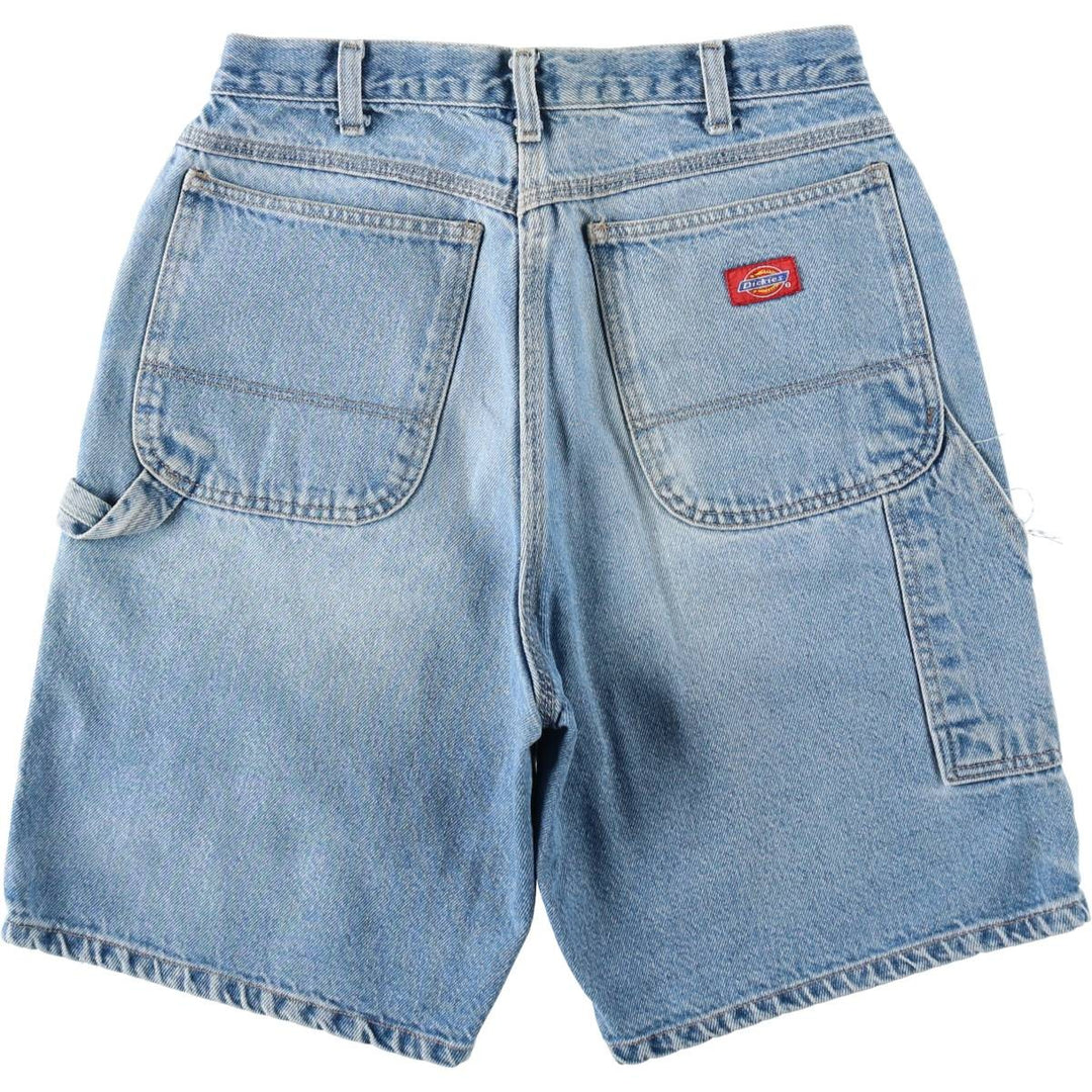 Dickies denim painter shorts, men's size W30 equivalent, vintage. cotton blue type Vintage Second Hand