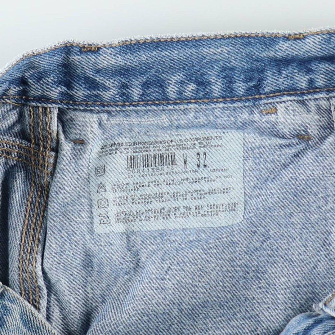 Dickies denim painter shorts, men's size W30 equivalent, vintage. cotton blue type Vintage Second Hand