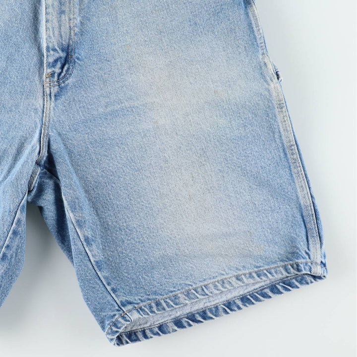 Dickies denim painter shorts, men's size W30 equivalent, vintage. cotton blue type Vintage Second Hand
