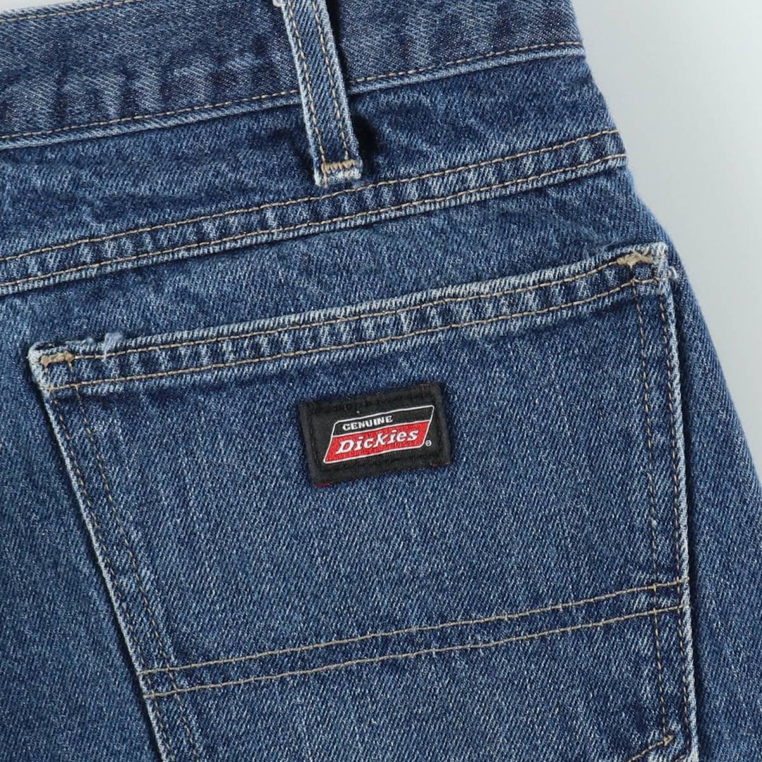 Dickies denim painter shorts, half pants, men's size w34 cotton blue type Vintage Second Hand
