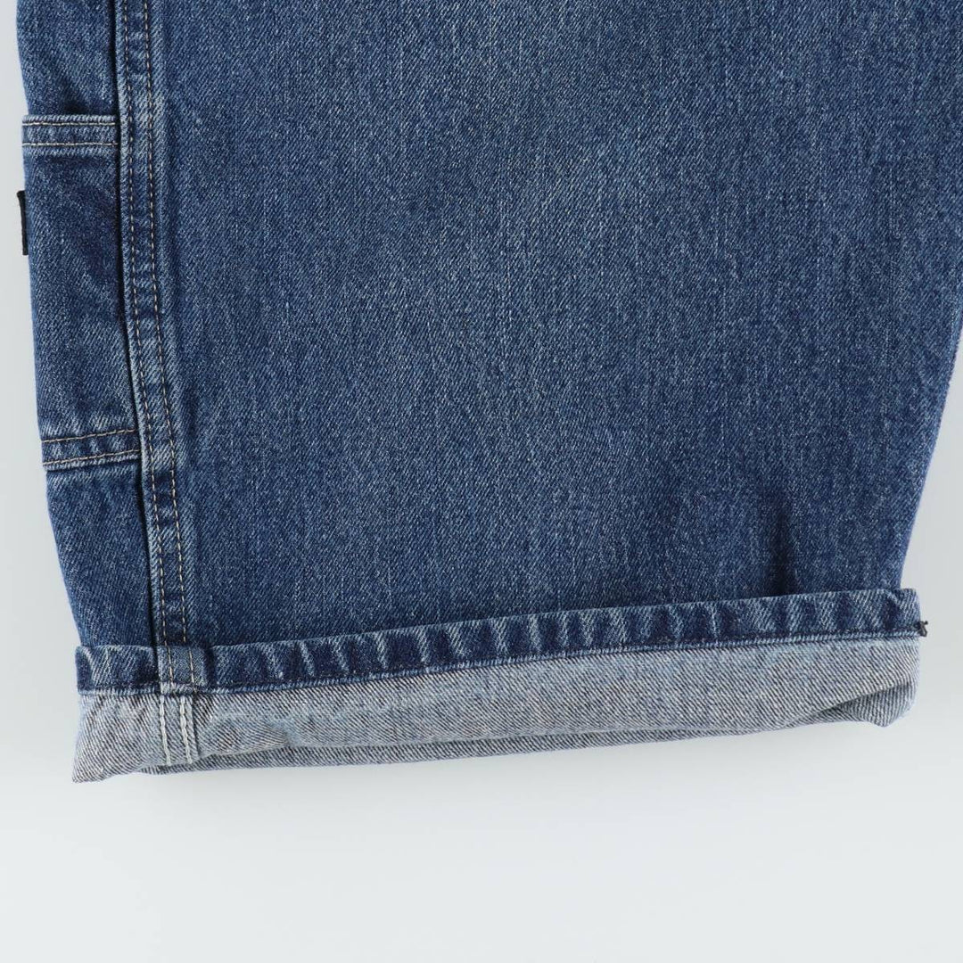 Dickies denim painter shorts, half pants, men's size w34 cotton blue type Vintage Second Hand