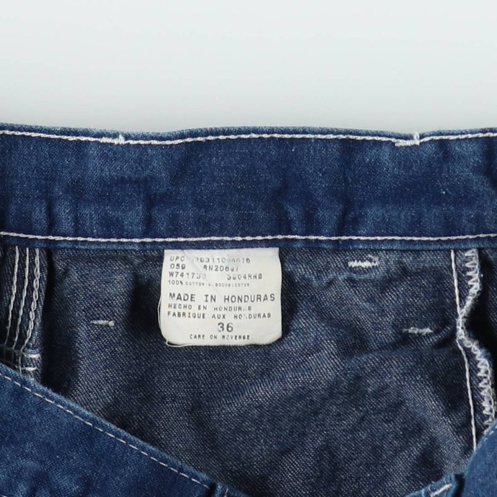 Dickies denim painter shorts, short pants, men's size w36 cotton blue type Vintage Second Hand