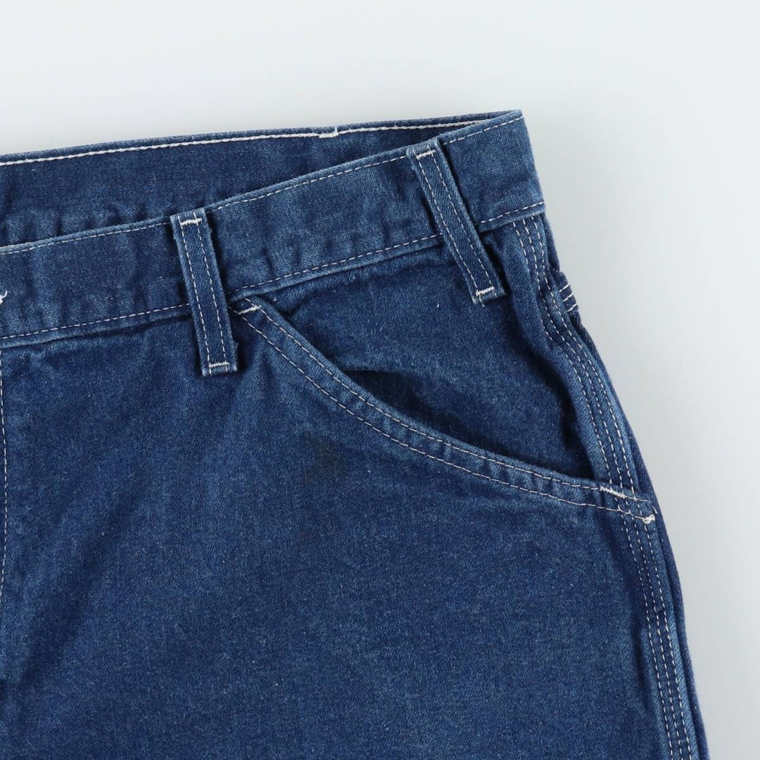 Dickies denim painter shorts, short pants, men's size w36 cotton blue type Vintage Second Hand