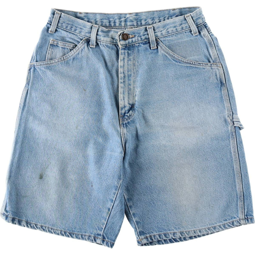 90'S Dickies denim painter shorts, men's size W30 equivalent, vintage. cotton blue type Vintage Second Hand