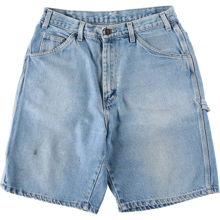 90'S Dickies denim painter shorts, men's size W30 equivalent, vintage. cotton blue type Vintage Second Hand