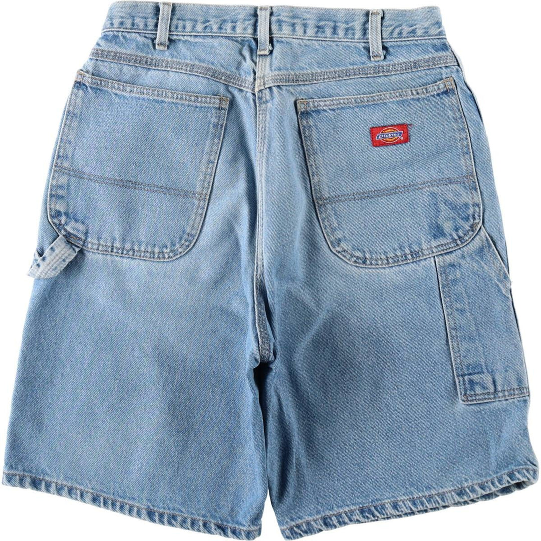 90'S Dickies denim painter shorts, men's size W30 equivalent, vintage. cotton blue type Vintage Second Hand