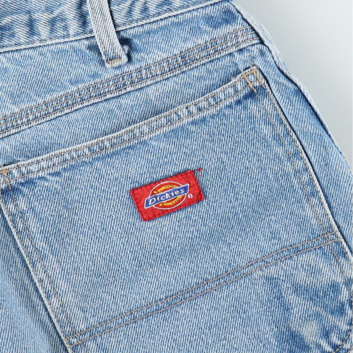 90'S Dickies denim painter shorts, men's size W30 equivalent, vintage. cotton blue type Vintage Second Hand