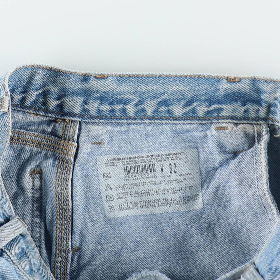 90'S Dickies denim painter shorts, men's size W30 equivalent, vintage. cotton blue type Vintage Second Hand