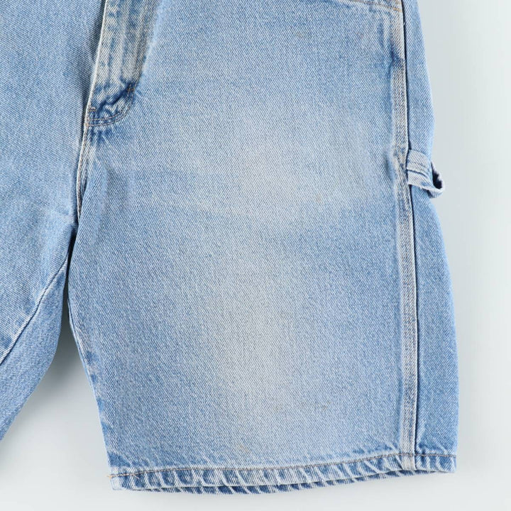 90'S Dickies denim painter shorts, men's size W30 equivalent, vintage. cotton blue type Vintage Second Hand