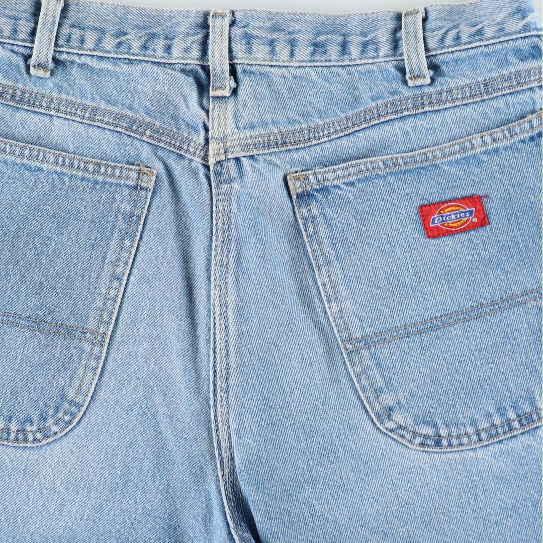 90'S Dickies denim painter shorts, men's size W30 equivalent, vintage. cotton blue type Vintage Second Hand