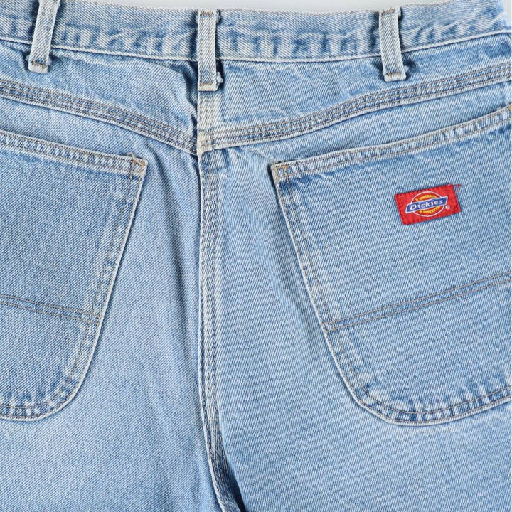90'S Dickies denim painter shorts, men's size W30 equivalent, vintage. cotton blue type Vintage Second Hand