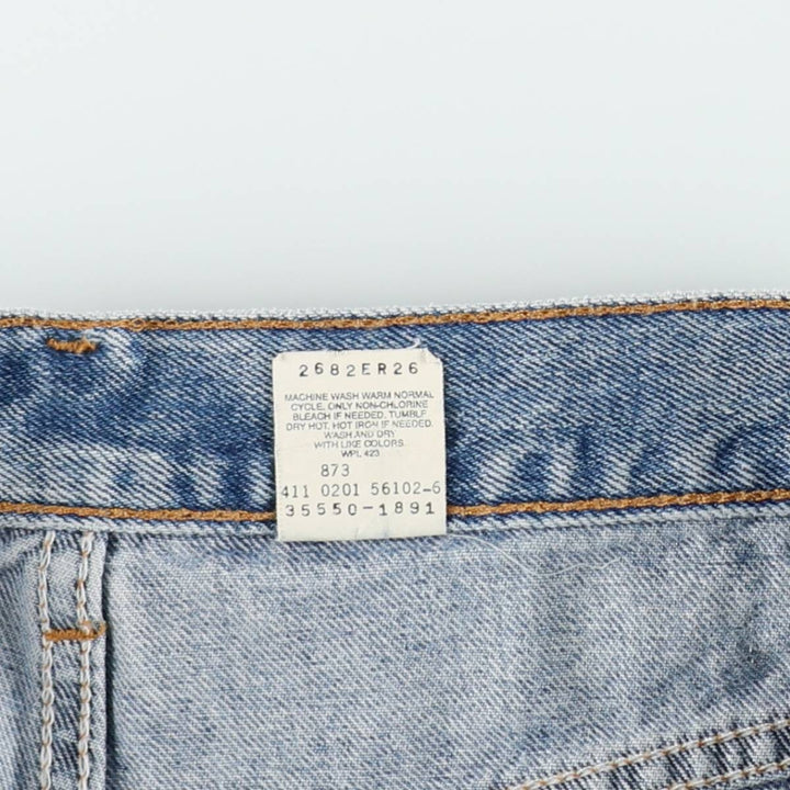 2000'S Levi's 550 Relaxed Fit Denim Shorts, Men's Size W32 cotton blue type Vintage Second Hand