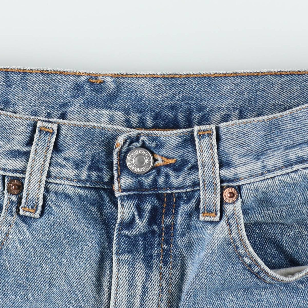 2000'S Levi's 550 Relaxed Fit Denim Shorts, Men's Size W32 cotton blue type Vintage Second Hand