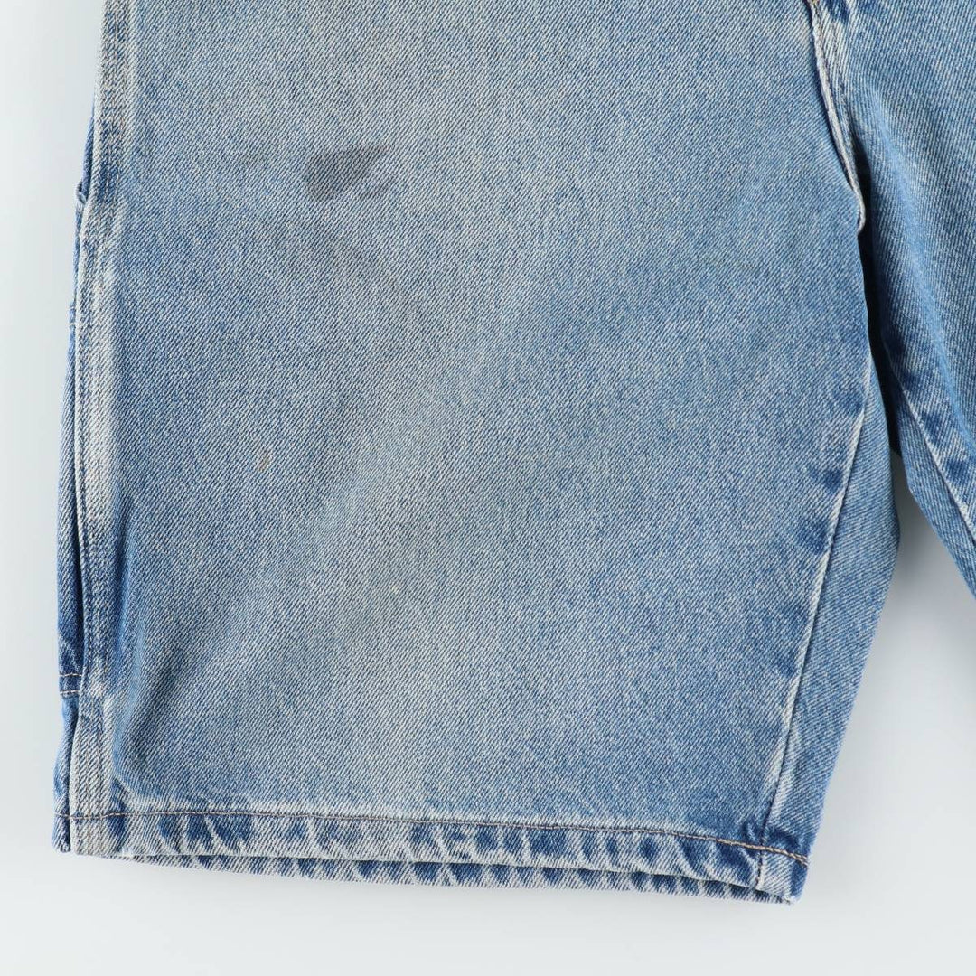 Dickies Relaxed Fit Denim Painter Shorts, Men's W34 cotton blue type Vintage Second Hand