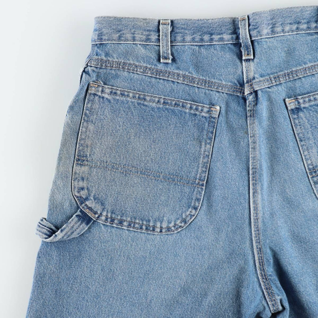 Dickies Relaxed Fit Denim Painter Shorts, Men's W34 cotton blue type Vintage Second Hand