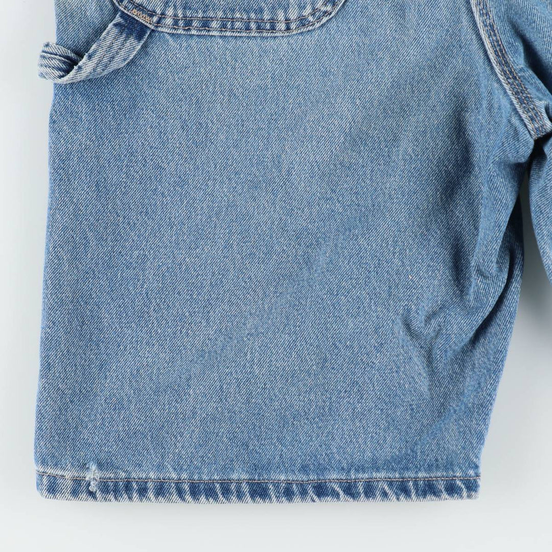 Dickies Relaxed Fit Denim Painter Shorts, Men's W34 cotton blue type Vintage Second Hand