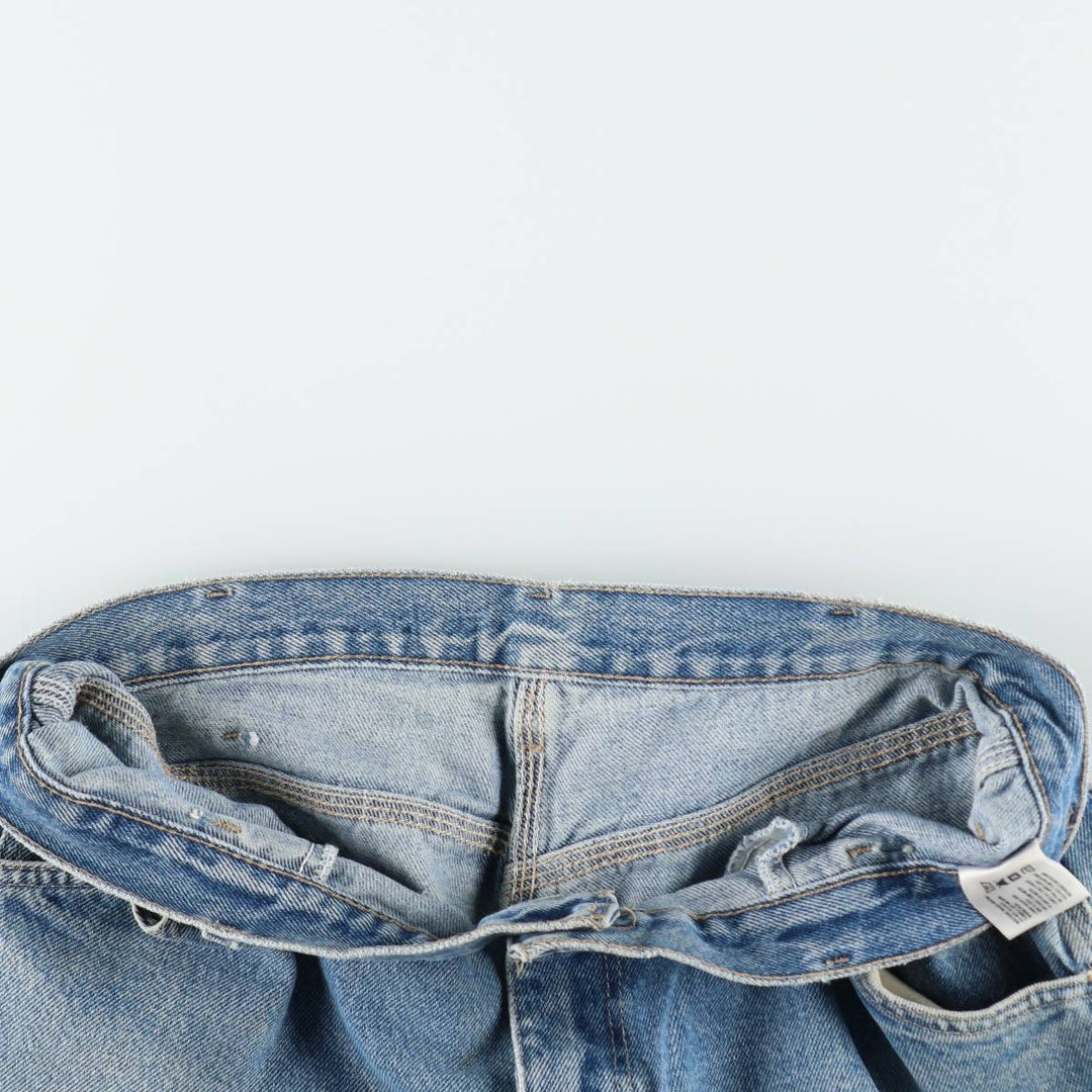 Dickies Relaxed Fit Denim Painter Shorts, Men's W34 cotton blue type Vintage Second Hand
