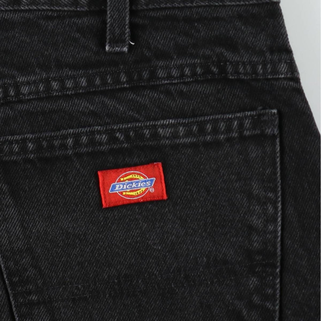 Dickies black denim shorts, men's size W38 (approx.) unclear black type Vintage Second Hand