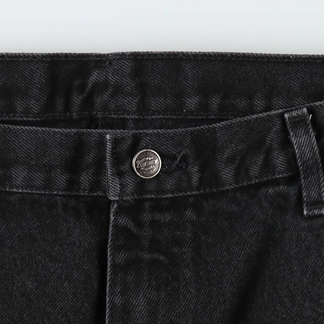 Dickies black denim shorts, men's size W38 (approx.) unclear black type Vintage Second Hand