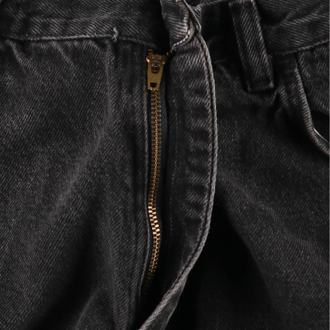 Wrangler Black Denim Shorts, Shorts, Men's, W34 cotton black type Vintage Second Hand