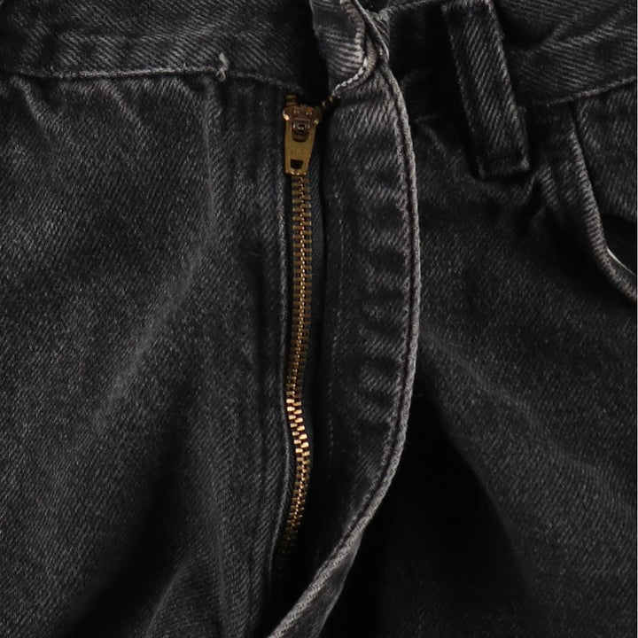 Wrangler Black Denim Shorts, Shorts, Men's, W34 cotton black type Vintage Second Hand