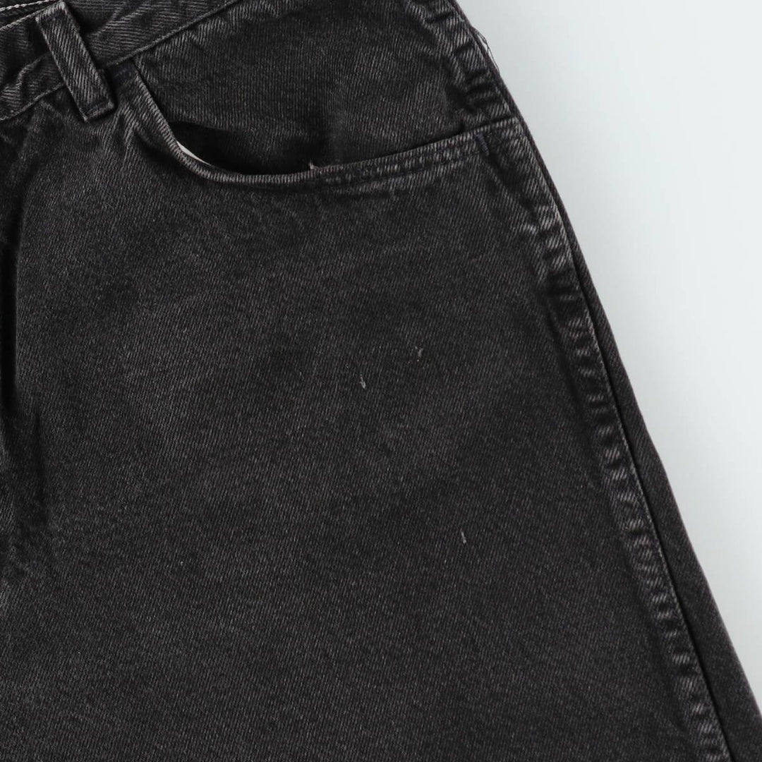 Wrangler Black Denim Shorts, Shorts, Men's, W34 cotton black type Vintage Second Hand