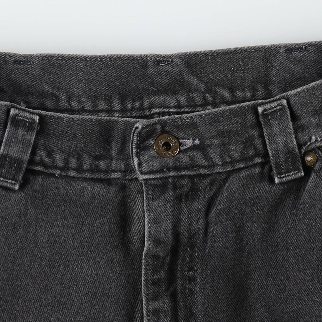 90s-00'S Lee DUNGAREES Black Denim Painter Shorts, Men's Size W36 (approx.), Vintage cotton black type Vintage Second Hand