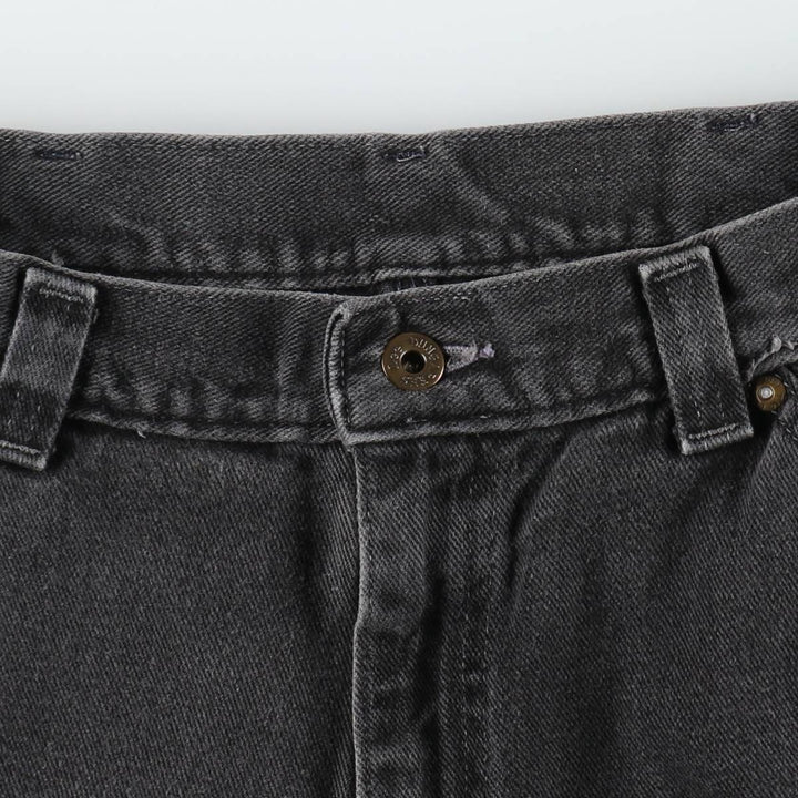 90s-00'S Lee DUNGAREES Black Denim Painter Shorts, Men's Size W36 (approx.), Vintage cotton black type Vintage Second Hand