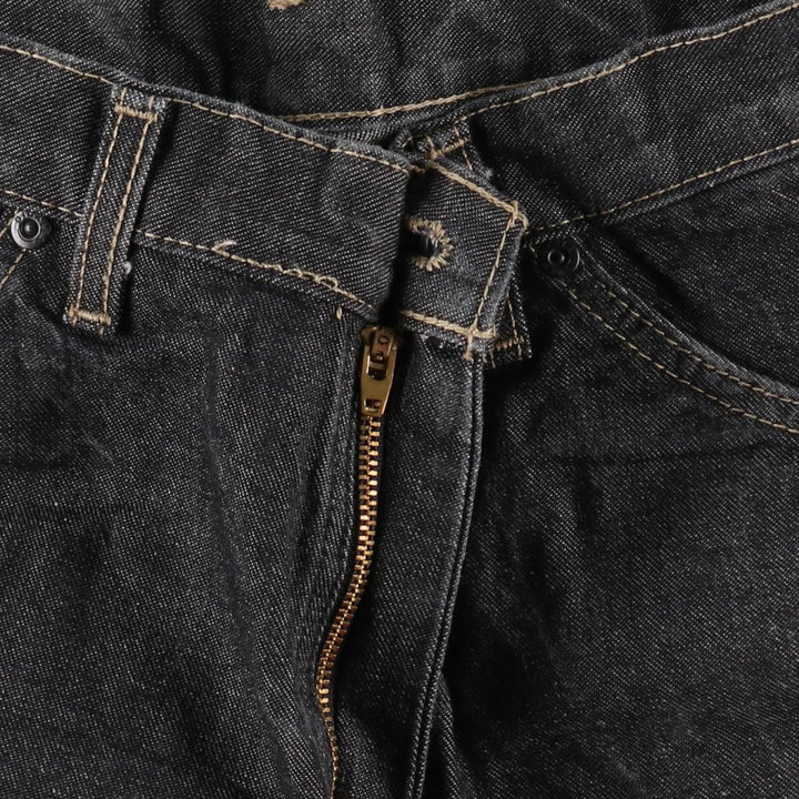Dickies Black Denim Shorts, Men's W35 (approx.) cotton black type Vintage Second Hand