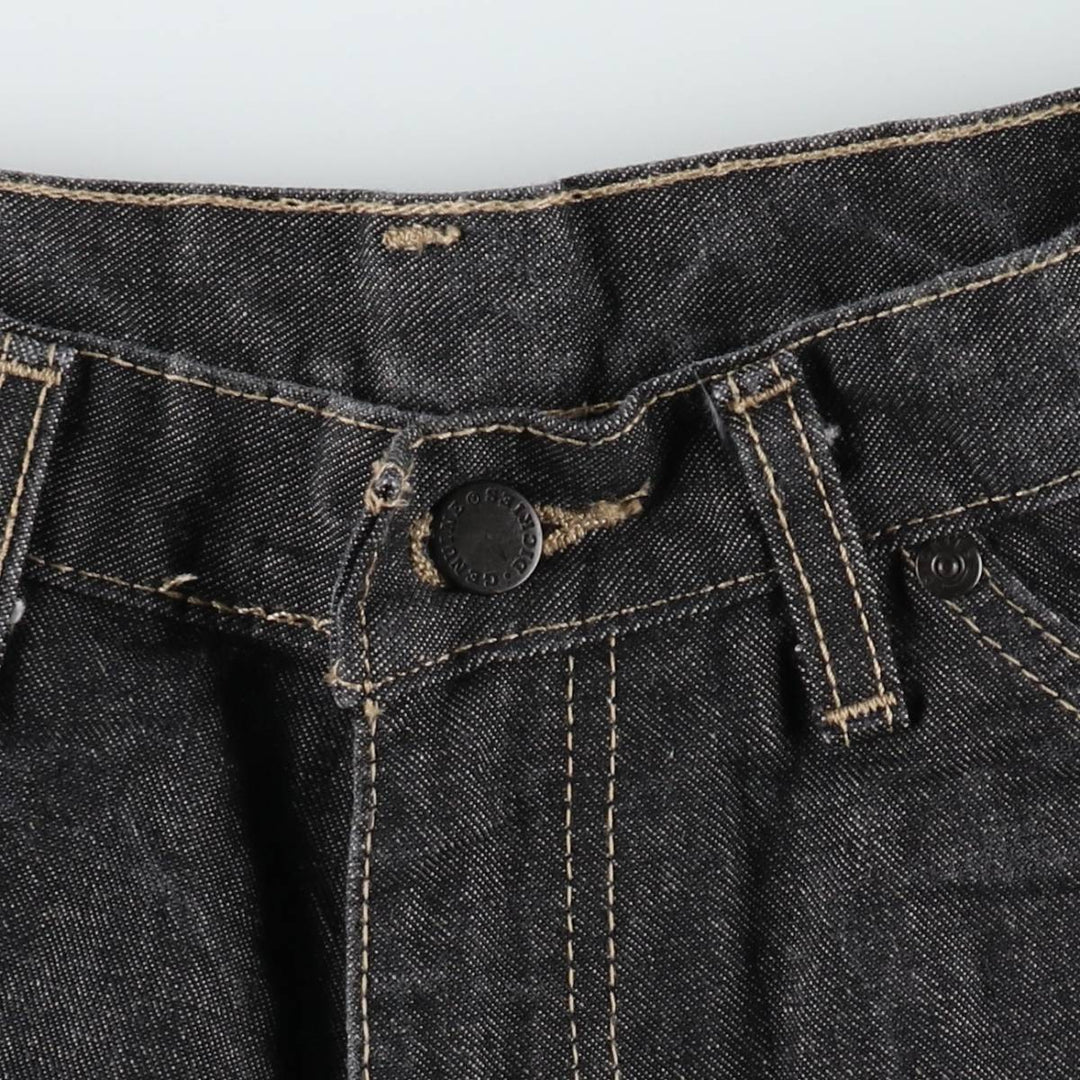Dickies Black Denim Shorts, Men's W35 (approx.) cotton black type Vintage Second Hand