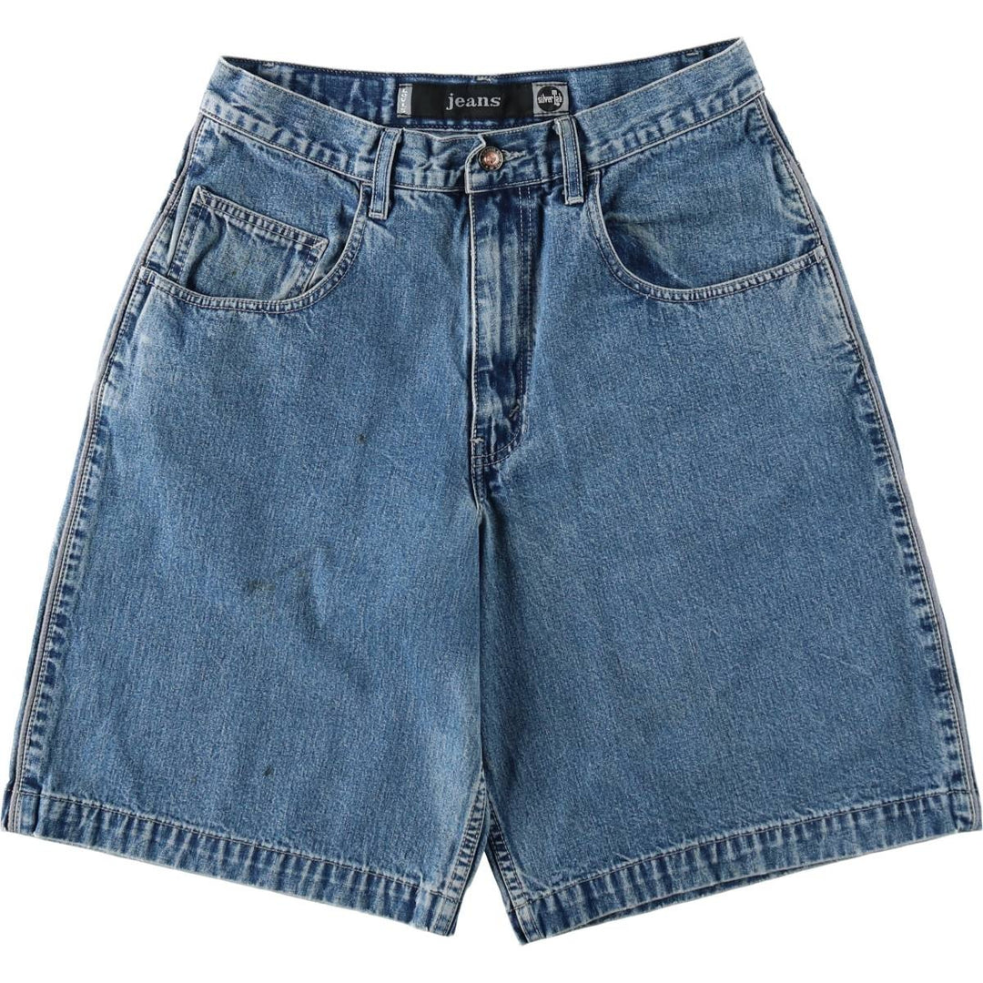 Levi's Silver Tab Jeans Denim Shorts, Men's Size W31 (approx.) cotton blue type Vintage Second Hand
