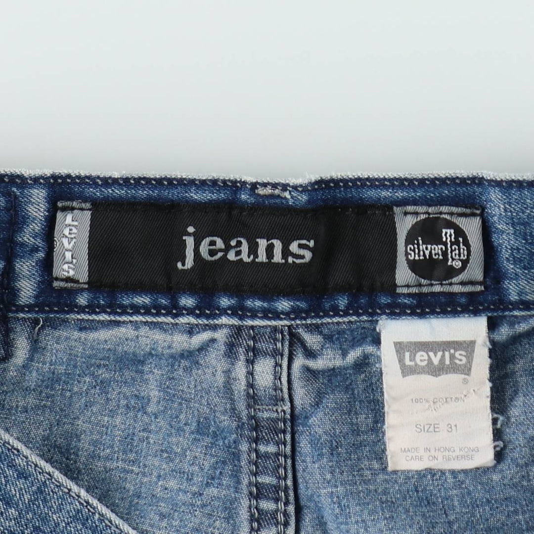Levi's Silver Tab Jeans Denim Shorts, Men's Size W31 (approx.) cotton blue type Vintage Second Hand