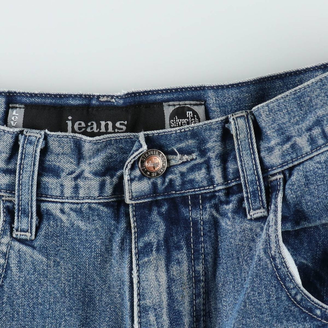 Levi's Silver Tab Jeans Denim Shorts, Men's Size W31 (approx.) cotton blue type Vintage Second Hand