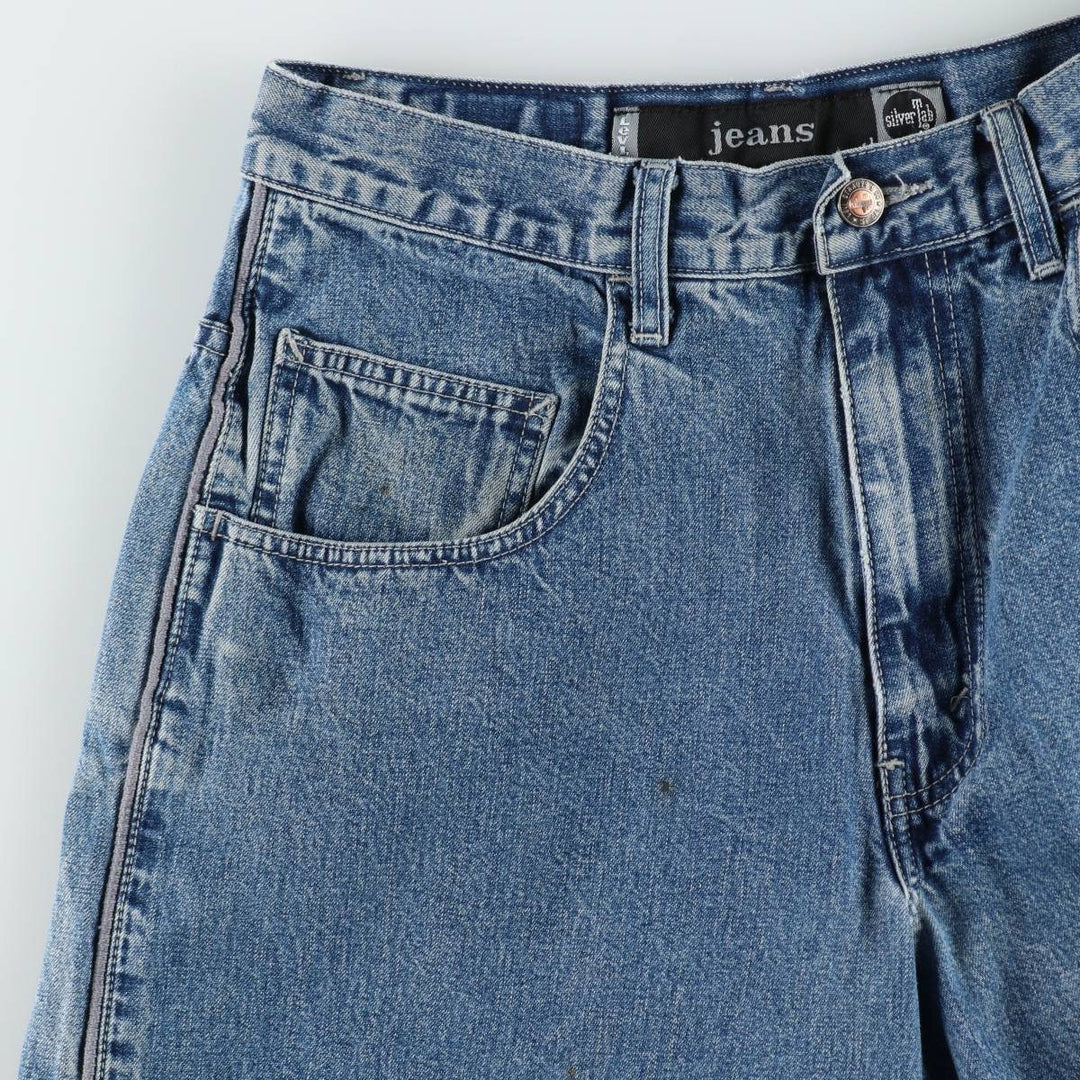 Levi's Silver Tab Jeans Denim Shorts, Men's Size W31 (approx.) cotton blue type Vintage Second Hand