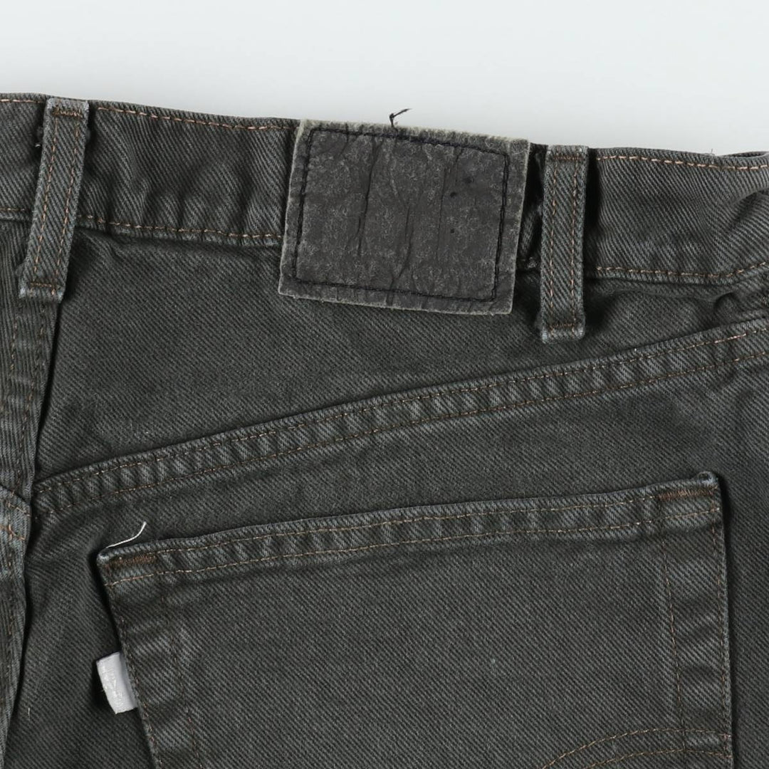 90'S Levi's Silver Tab Loose Denim Shorts, Half Pants, Made in USA, Men's W36 (approx.), Vintage cotton Green type dark green Vintage Second Hand