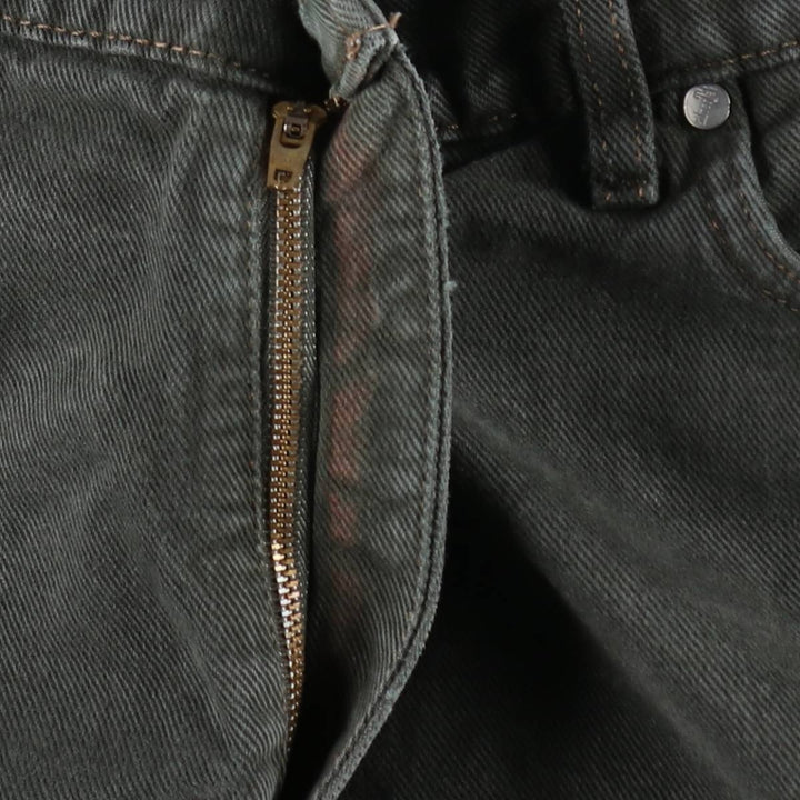90'S Levi's Silver Tab Loose Denim Shorts, Half Pants, Made in USA, Men's W36 (approx.), Vintage cotton Green type dark green Vintage Second Hand