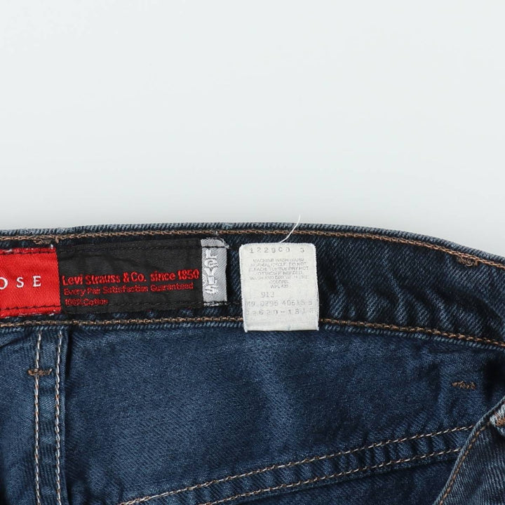 90'S Levi's Silver Tab Loose Denim Shorts, Made in USA, Men's Size W36 (approx.), Vintage cotton navy blue type Vintage Second Hand